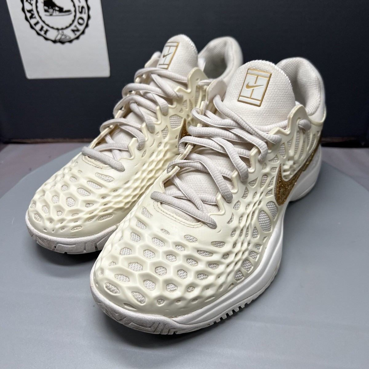 Nike Air Zoom Cage 3 HC Phantom Metallic Gold 918199-007 Women