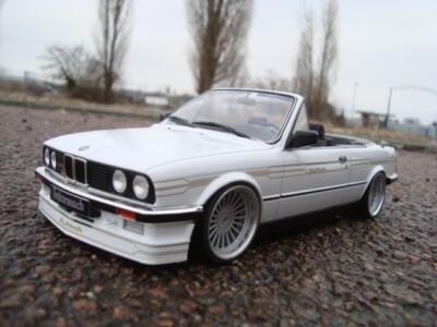 1:18 BMW Alpina E30 Cabrio Tiefer Tuning mit 18 Zoll Alpina Echt Alu Felgen