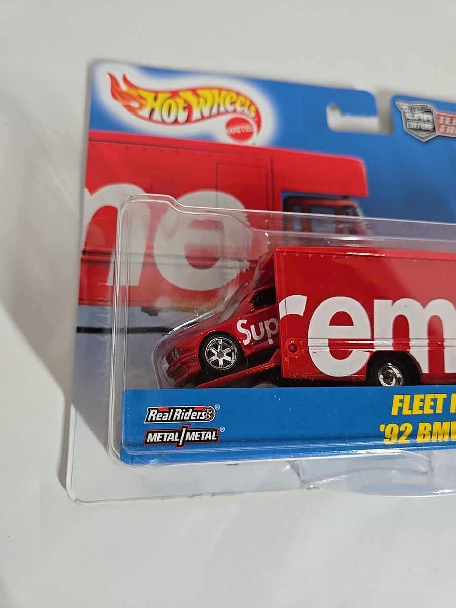 Hot Wheels Supreme 1992 BMW M3 Fleet Flyer Team Transport W Hot Wheels Supreme 1992 BMW M3 Fleet Flyer Team Transport W