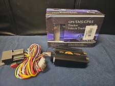 GPS SMS GPRS Tracker Vehicle Tracking System Open Box New