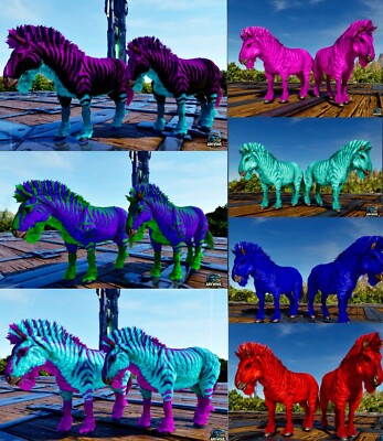  ARK Survival Ascended Equus Colors PVE PS5/XBOX/PC