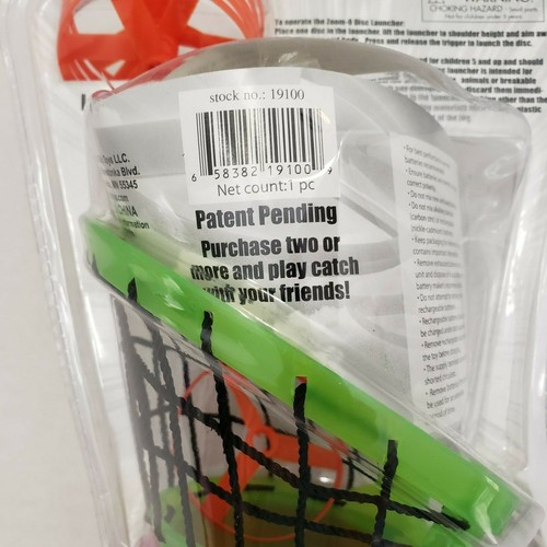 New Zoom O Disc Launcher 6 Flying Discs Catch Net FLY CATCH PASS 5+ - Picture 3 of 12