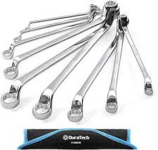 9 Pcs Double Box End 75 Degree Deep Offset Extra Long Wrench Tools Set 6-23mm Us