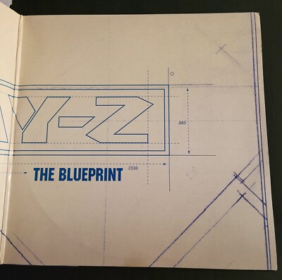 Jay Z - The Blueprint 2xLP Promo Blue Vinyl w/ Inserts NM/VG