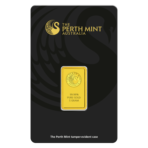 AUSTRALIA Perth Mint 5 Gram .9999 Pure Fine 24karat GOLD Bar - Picture 4 of 4