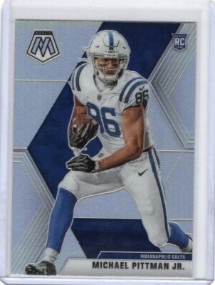 INDIANAPOLIS COLTS MICHAEL PITTMAN JR MOSAIC SILVER PRIZM ROOKIE BASE CARD 214