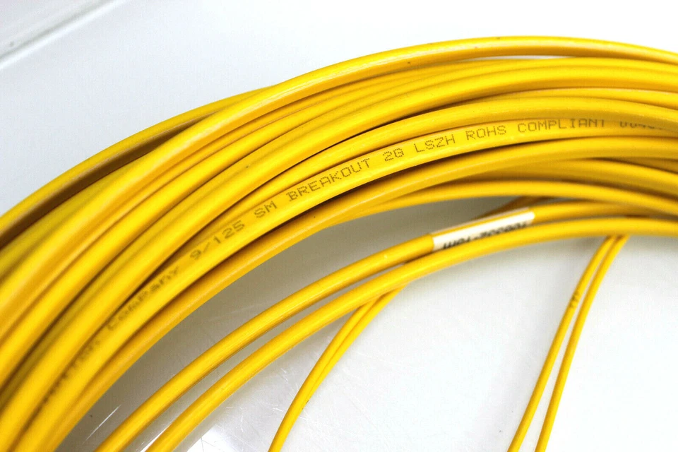 15m Glasfaser Patchkabel LWL Netzwerkkabel Duplex OS2 9/125µ LC-LC , Farbe: Gelb - Bild 4 von 4