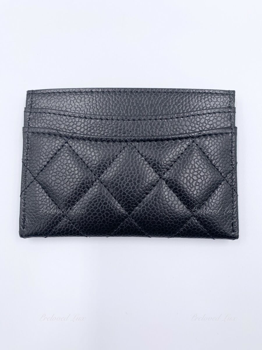 Chanel Card Holder Black Designer WishBags #64 Chanel Card Holder Black Designer WishBags