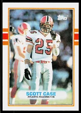 Scott Case, 1989 Topps, #339, Atlanta Falcons, Football Card