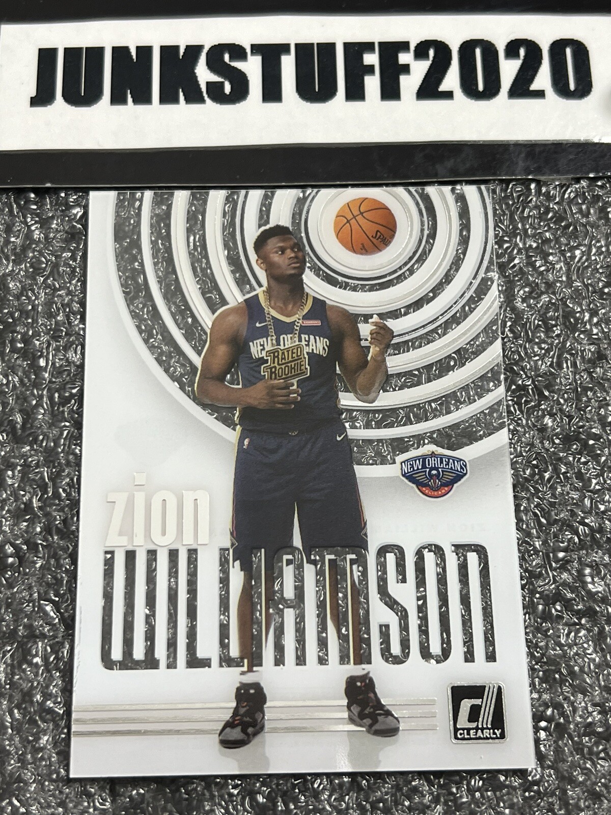 2019-20 Panini Clearly Donruss Zion Williamson Rookie Special ZW SP