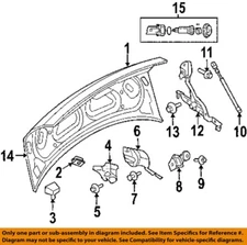 CHRYSLER OEM 06-23 Charger Trunk Lid Lid Components-Latch 5056268AG