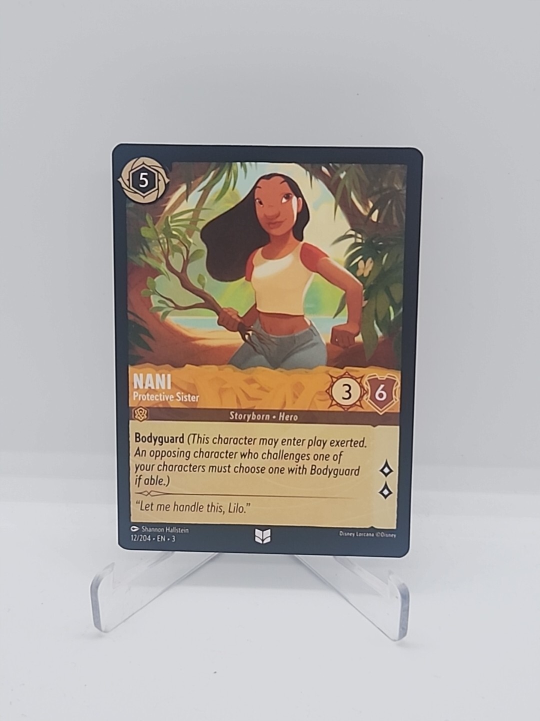 Disney Lorcana TCG Nani Protective Sister 12/204 Regular Into The Inklands ML NM