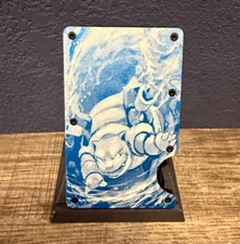 Blastoise Custom Engraved RFID EDC Slim Metal Aluminum Wallet