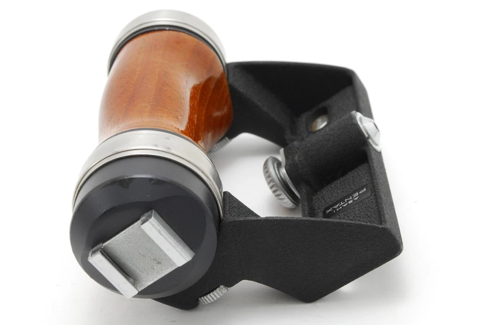 【N COMO NUEVO+++】 ASAHI Pentax 6x7 67 Zapato Caliente Empuñadura de Madera Foto 4 de 4