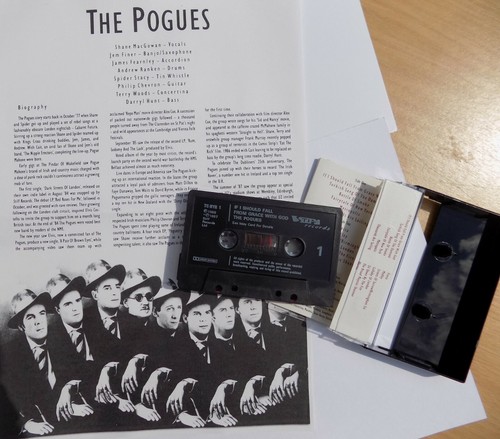POGUES CASSETTE If I Should Fall From Grace With God 1988 Fairytale Of New York - Picture 4 of 7
