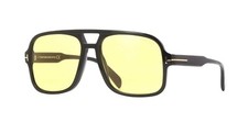 Tom Ford FALCONER-02 FT0884 Shiny Black/Brown Yellow 01E Sunglasses