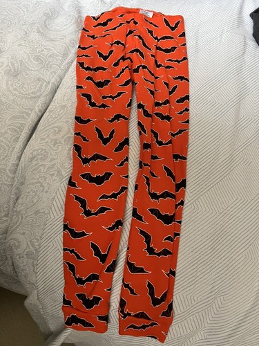 Gap Boy Girl PJs Pajama 6 Halloween Orange Black Bats LS Two-piece - Picture 6 of 8