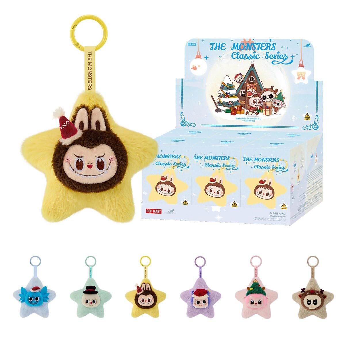 POPMART THE MONSTERS Classicシリーズ POP NOW:THE MONSTERS Classic Series-Sparkly Plush Pendant