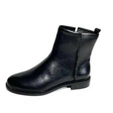 Franco Sarto Hixton Women’s Ankle Boots Black Fashion Side Zip Size 7.5 M New