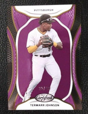 2023 Chronicles Termarr Johnson Certified 32/49 Purple HOLO Rookie PIRATES #22