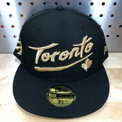 59FIFTY Black Gold Fitted Hat Cap 
