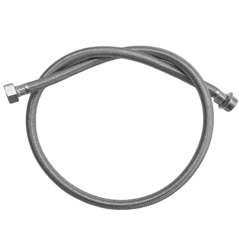 Flessibile Acciaio Inox Maschio Femmina 1/2 Pollice Lunghezza cm 100 - Immagine 2 di 2