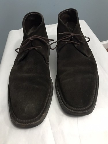 Salvatore Ferragamo Men's Brown Suede 
