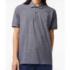 Lacoste Men's Classic Chine Pique Polo Shirt, Pitch Grey Chine, 3XL