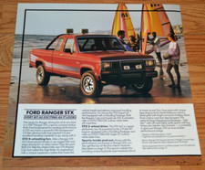 Ford Ranger STX 1987 4x4 anuncio original del concesionario anuncio impreso camioneta 87