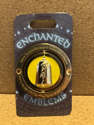 Disney Pin - Enchanted Emblems LE 3000 - Beauty and the Beast spinner