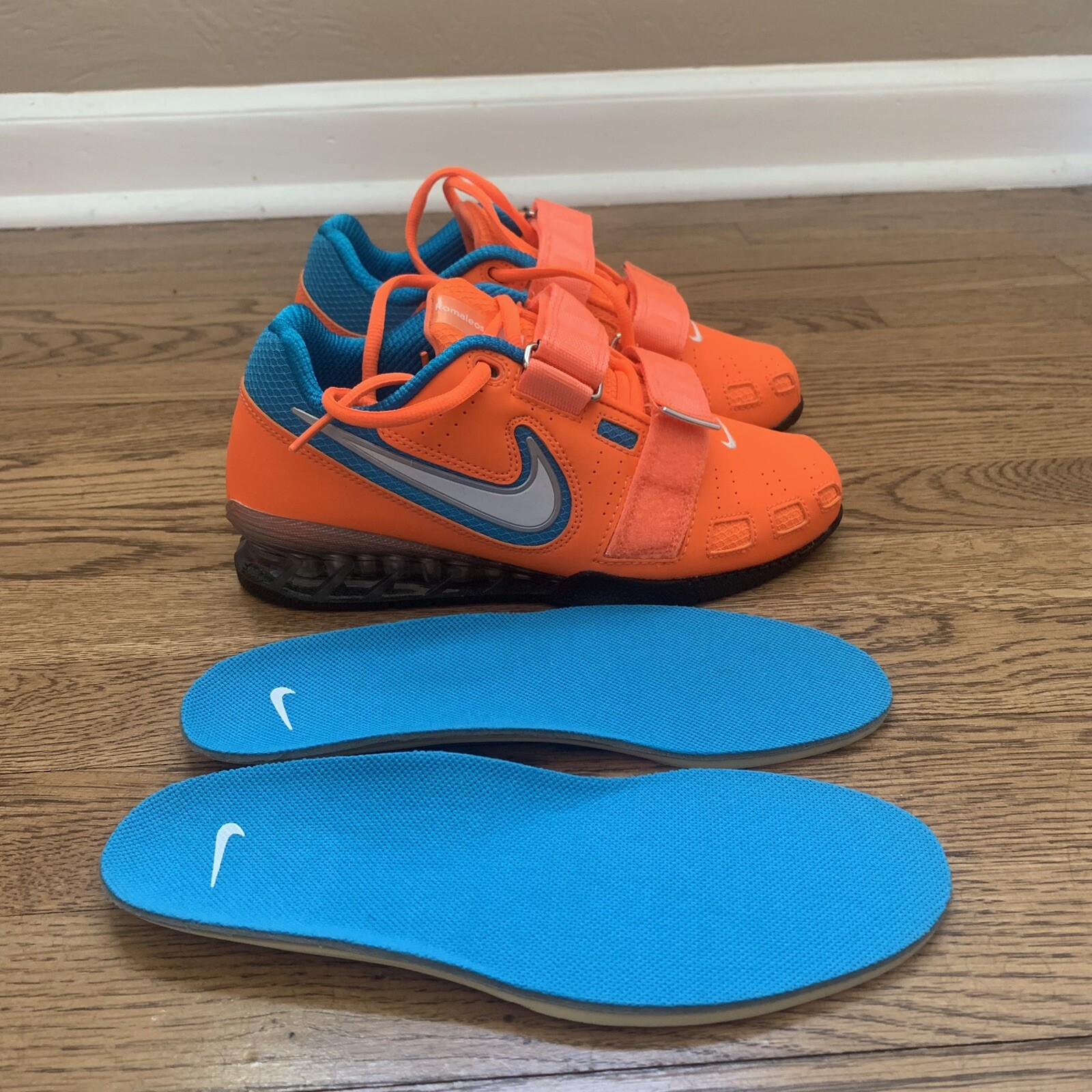 Nike Romaleos 2 Orange 476927-814 Men’s Size 4/ Women’s Size 5.5 NEW With Box image 2