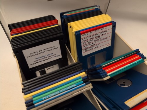 80 X Disquettes Joblot 3.5 2HD et 2DD Disquettes 1.44Mb & 720kb avec étui - Photo 6/7