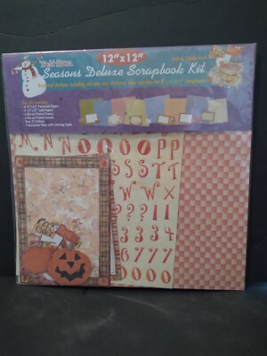 Seasons Deluxe Scrapbook Kit Debi Hron 12x12'' Halloween Fall Christmas Easter
