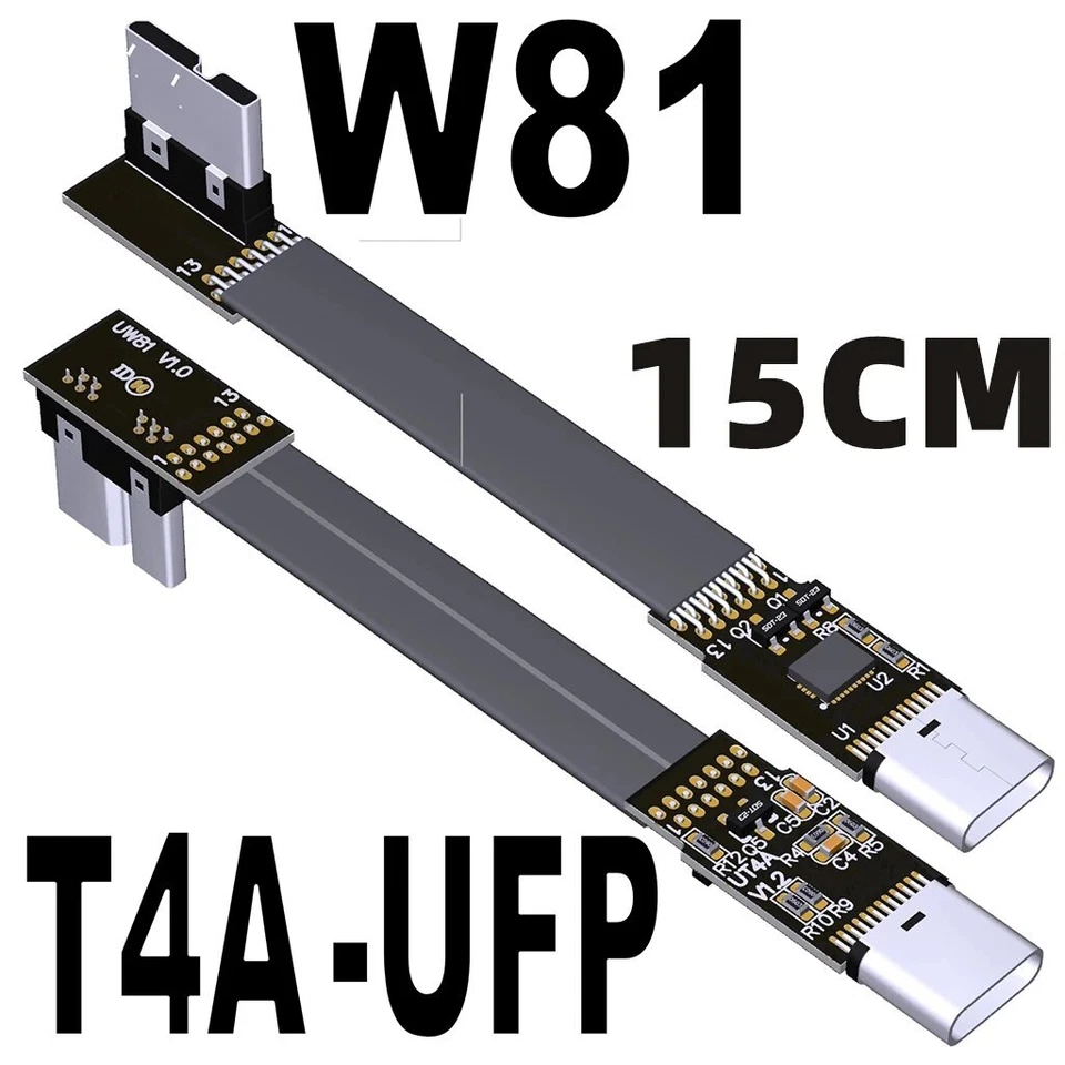With Extension to Adapter USB3.0 to Cable Connector Male Hard Angle 90 Type-C - Image 4 of 4
