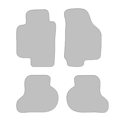 Fußmatten-Set für VW Scirocco (2008-2017) Dura graphit