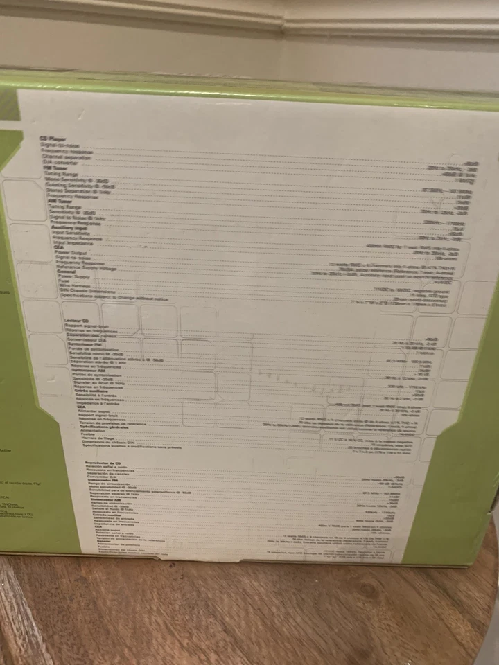 Rádio de carro antigo fase linear por Henson UMP301. AM/CD/MP3 WMA Novo em folha - Imagem 3 de 4