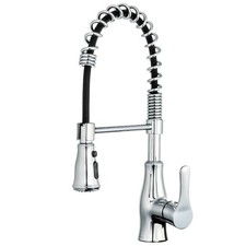 Lulani Single Handle Pull Down Spring Style Kitchen Faucet
