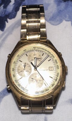 Vintage Seiko Chronograph Tachymeter 652788 Men's Date Watch 7T32