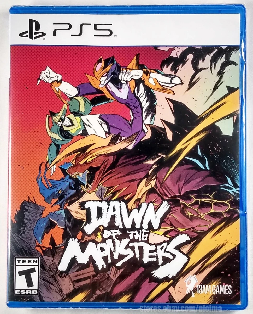 DAWN OF THE MONSTERS New PS5 Game PlayStation 5 ESRB Release Limited Run  #020