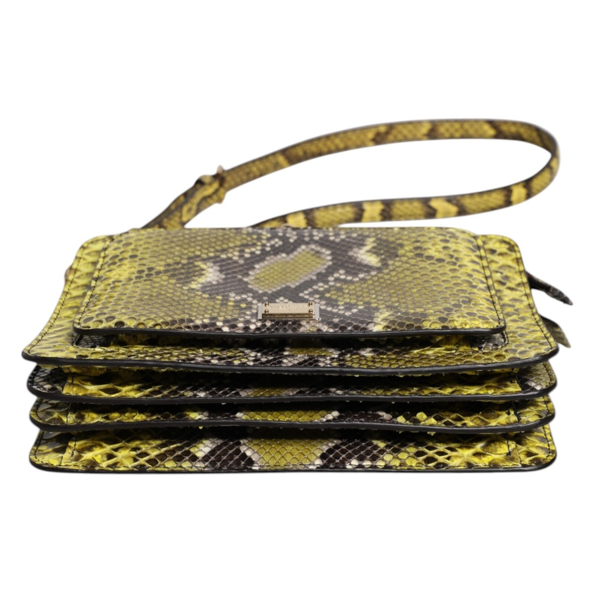 【VIP価格】DOLCE&GABBANA Green Exotic Leather Crossbody Bag VIP価格】DOLCE&GABBANA Green Exotic Leather Crossbody Bag