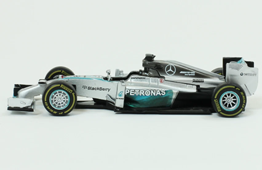Mercedes F1 W05 Lewis Hamilton 2014 Raro Fórmula 1 F1 Diecast Car 1:43+Revista Foto 2 de 3