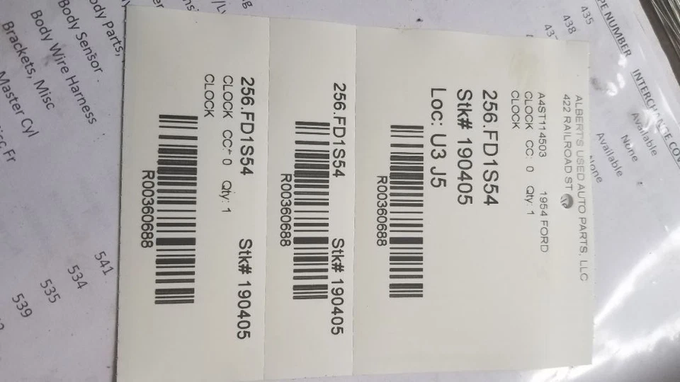 Reloj Ford Crestline 1954 54 360688 Foto 3 de 4