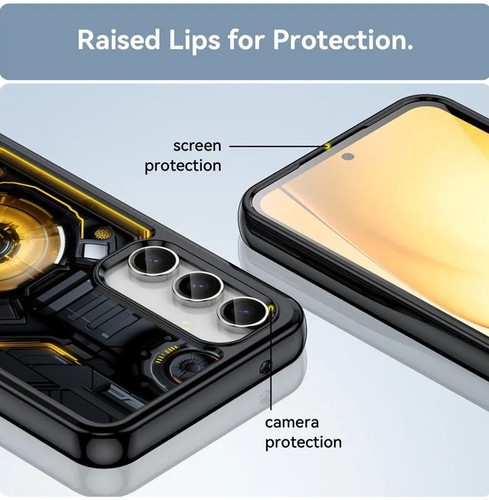 For Samsung S21 S22 S23 S24 FE Ultra Plastic TPU Case poster Mechanical - 第 10/25 張圖片