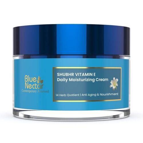 Blue Nectar Face Cream for Men, Daily Moisturizing Anti Aging Cream for Men 50gm - Foto 1 di 7