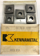 5 Pcs Kennametal CNMG 643 Grade: K45 Carbide Inserts