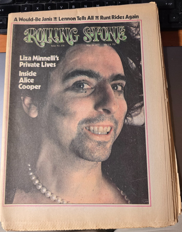 Rolling Stone Magazine May 10, 1973 #134 Liza Minnelli Alice Cooper New