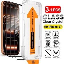 Tempered Glass Full Cover Screen Protector for iPhone 12 13 14 15 16 17 Pro Max