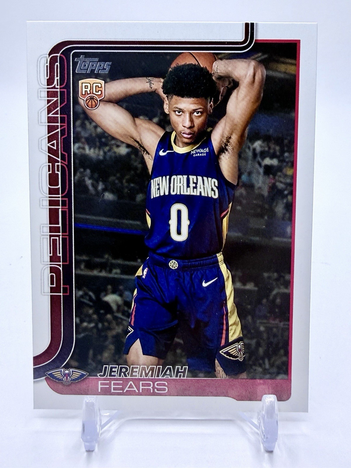 Jeremiah Fears 2025-26 Topps #207 Rookie Card New Orleans Pelicans RC