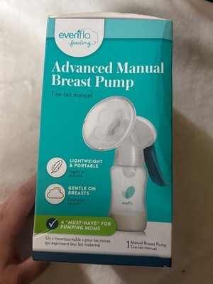 Evenflo Feeding Advanced Manual Breast Pump - BPA Free - Nee Open Box