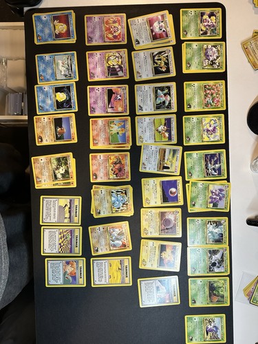 Lotto Carte Pokémon Neo Gym Challenge Comuni Non Comuni No Dups Lotto di 35